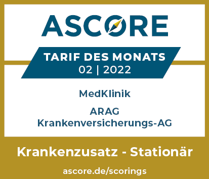 Ascore MedKlinik Tarif des Monats 02.2022
