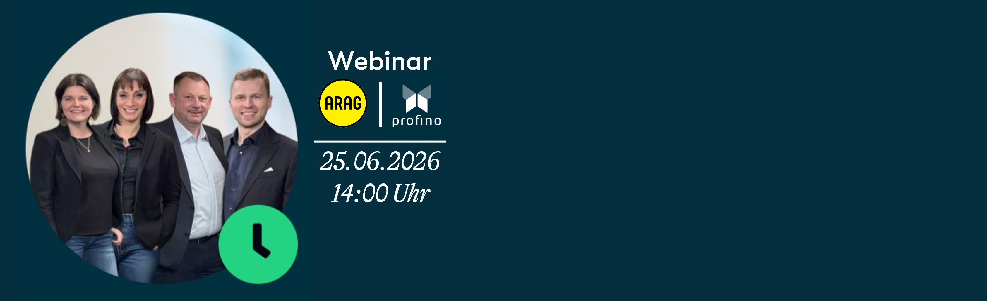 profino Webinar: 90 Jahre! Ein ganzes Leben. Ein Ziel: Beste Absicherung!
