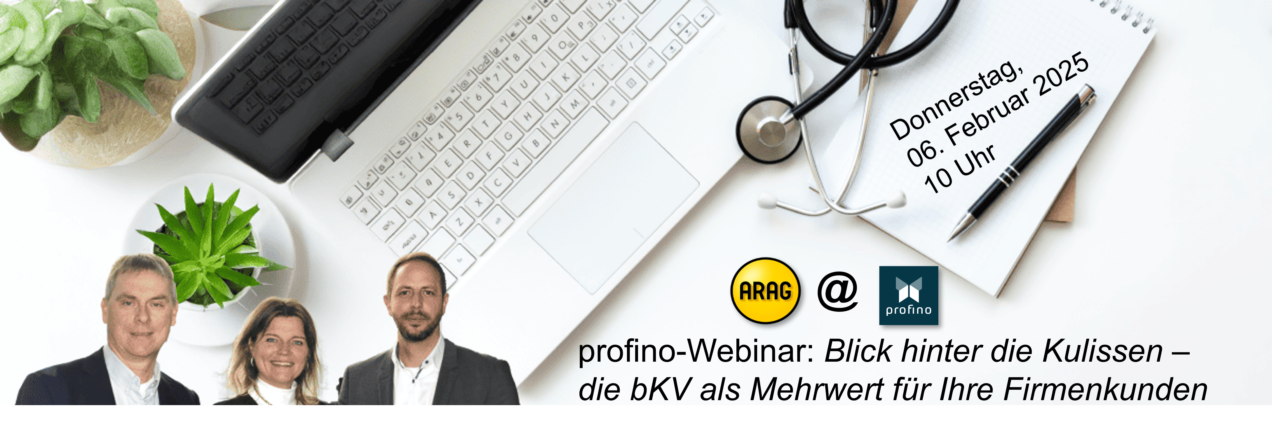 profino-Webinar: Blick hinter die Kulissen – die bKV